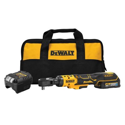 DWTDCF513GE1 image(0) - DeWalt ATOMIC 20V MAX Brushless Cordless 3/8 Inch Ratchet With POWERSTACK