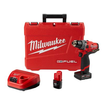 MLW2504-22 image(0) - Milwaukee Tool M12 FUEL 1/2" Hammer Drill Kit