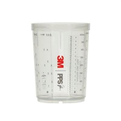MMM26122 image(0) - 3M PPS 26122 Series 2.0 MIDI Hard Cup, 400 mL, Use With: Quarter-Turn 2.0 Lid Locking System