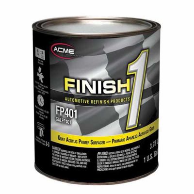 FNHFP401-1 image(0) - Finish 1 Automotive Refinish Products FP401-1 Acrylic Primer, 1 gal Can, Gray, 1:1 Mixing