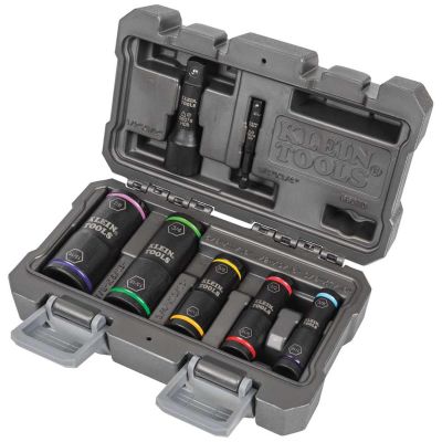 KLE66066 image(0) - Klein Tools 2-in-1 Impact Socket, 6-Point, 1-1/8 and 15/16-Inch