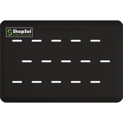 LDS1010671 image(0) - ShopSol Anti-Fatigue Mat Supreme Pro 3' x 2' Black 32LOTB