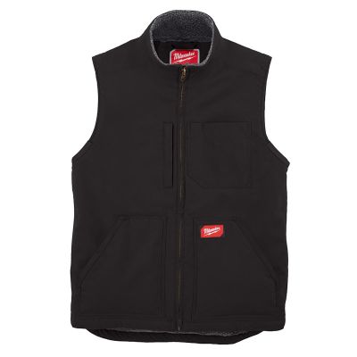MLW801B-L image(0) - Milwaukee Tool HEAVY DUTY SHERPA-LINED VEST - BLACK L