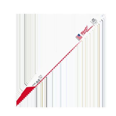 MLW48-00-8027 image(1) - Milwaukee Tool 12" 5 TPI The Ax Sawzall  Blade (25 Pk)