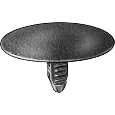 AVC19338 image(0) - AUVECO 19338 Single Head Type 1 Hood Insulation Retainer, 1-1/4 in Dia Bottom Head x 11/16 in L Stem, Nylon, Black