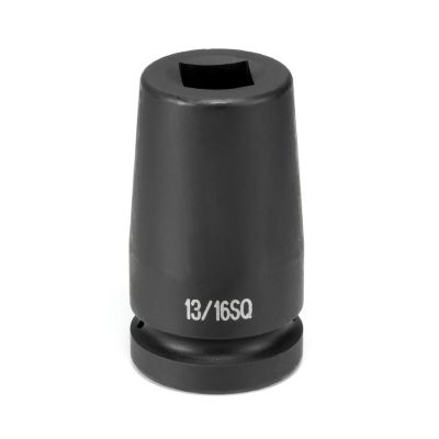 GRE4313SL image(0) - Grey Pneumatic 1" Drive x 13/16" Deep Square - 4 Point Socket