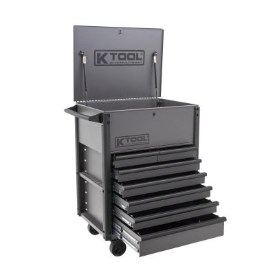 KTI75151 image(0) - K Tool International Service Cart Premium 7 Drawer 750 Pound (Gray)