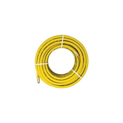 AES7368 image(0) - AES Industries Continental 7368 Air Hose, 3/8 in ID, 50 ft, 1/4 in MNPT, 250 psi, Rubber, Yellow