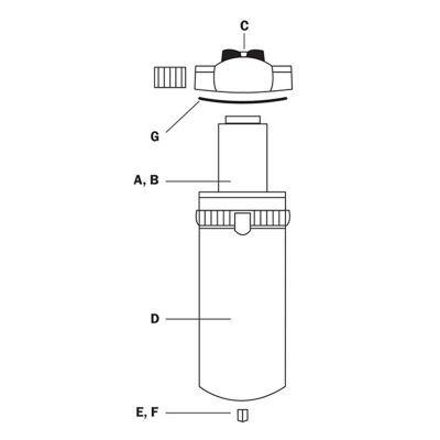RTC4P060 image(0) - Reading Technologies  4P-060 1-Stage Replacement Filter Element, For Use With Eliminator II 25 scfm Desiccant Dryer