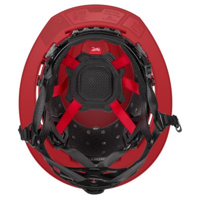 MLW48-73-1658 image(1) - Milwaukee Tool BOLT Red Full Brim Vented Safety Helmet &hyphen; Type 2, Class C