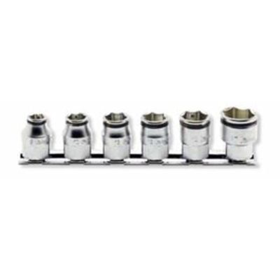 KKNRS3450MH-6 image(0) - Ko-ken USA RS3450MH/6 6 Piece 3/8 Sq. Dr. Nut Grip; Hex Based Socket Set