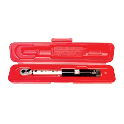 KTI72117 image(0) - K Tool International Torque Wrench 1/4 Inch Drive 30-150 Inch/Pounds