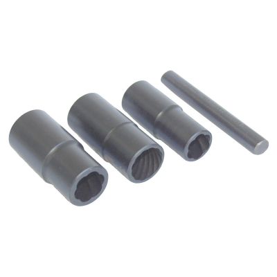 LTI4350 image(1) - Milton Industries LTI Tool By MIlton 4 Piece Twist Socket Lug Nut Removal Kit