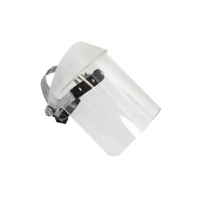 OBR126AFR image(0) - Oberon Face Shield with Ratcheting Headgear - Scratch Resistant Polycarbonate - Window: Clear Anti-Fog