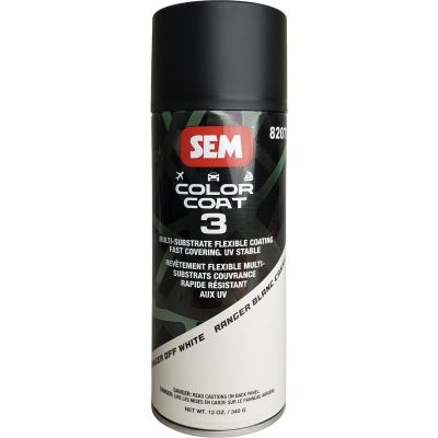 SEM82073 image(0) - SEM Paints Color Coat 3 Ranger Off White 16 oz Aerosol