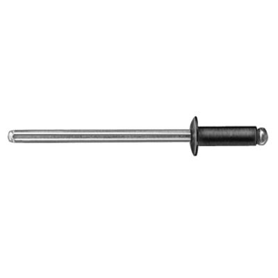 AVC19202 image(0) - AUVECO GM SPECIALTY RIVET 1/8 DIA 3/16-1/4 GRIP BLK ALUM.