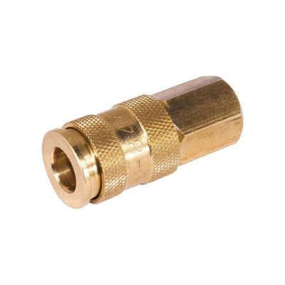 AES844 image(0) - AES Industries 844 Universal Air Coupler, 3/8 x 1/4 in, FNPT, 300 psi, Brass