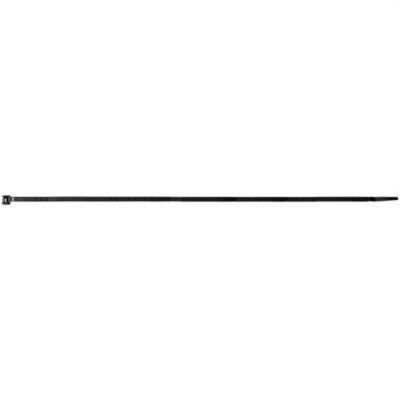 AVC15753 image(0) - AUVECO 15753 Light-Duty Cable Tie, 14 in L x 3/16 in W, 50 lb Load, Nylon, Black
