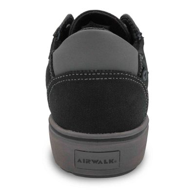 FSIAW4001-10EE image(1) - AIRWALK AMP Soft Toe - Men's - SFT|EH|SR|SF - Black / Forged Iron - Size: 10 - EE - (Extra Wide)