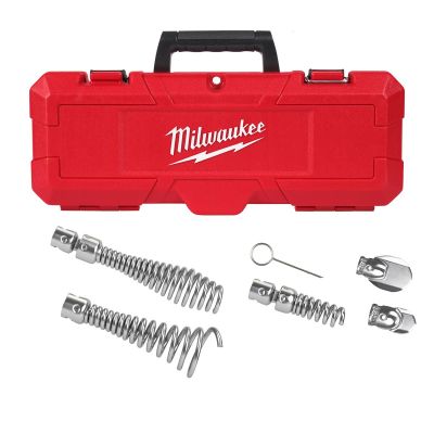 MLW48-53-3820 image(0) - Milwaukee Tool 1-1/4" - 2" Head Attachment Kit for Milwaukee&reg; 5/8" Sectional Cable