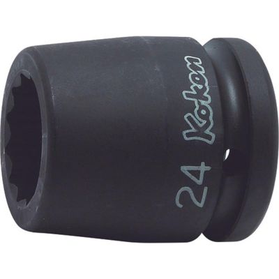 KKN16405M-18 image(0) - Ko-ken USA 16405M-18 3/4 Sq. Dr. Socket 18mm 12 point Length 50mm
