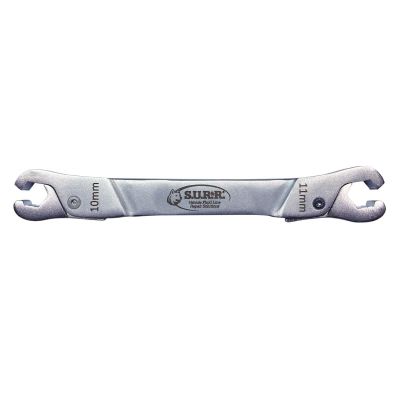 SRRRLW1011 image(0) - S.U.R.&R. 10mm (3/8 Inch) & 11mm (7/16 Inch) Line Wrench