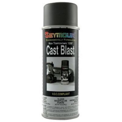 SEY16-2668 image(0) - Seymour Hot Spot 16-2668 Heat Resistant Spray Paint, 16 fl-oz Aerosol Can, Cast Blast, 15 sq-ft Coverage