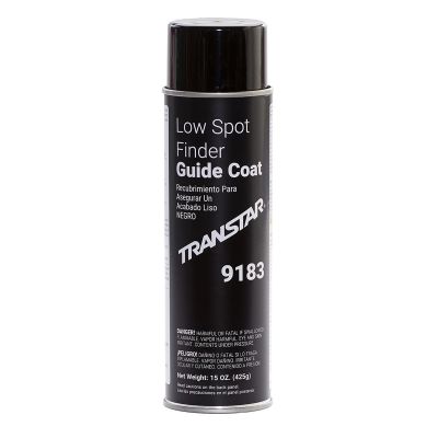 TRP9183 image(0) - Transtar Autobody Products 9183 Low Spot Finder Guide CoatÂ, 20 oz, Black, 1 to 2 min Curing
