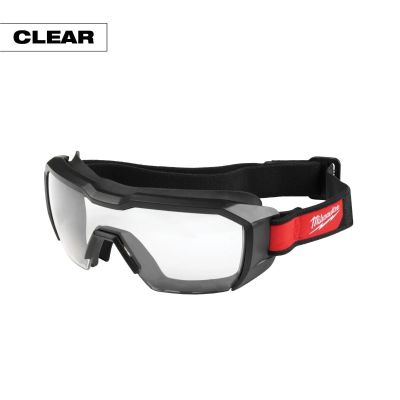 MLW48-73-2060 image(0) - Milwaukee Tool Vented Low-Profile Goggles - Clear Dual Coat Lens