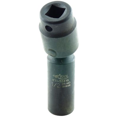 KTI32416 image(0) - K Tool International SOC IMP FLEX1/2" 3/8" DR DEEP 6 PT