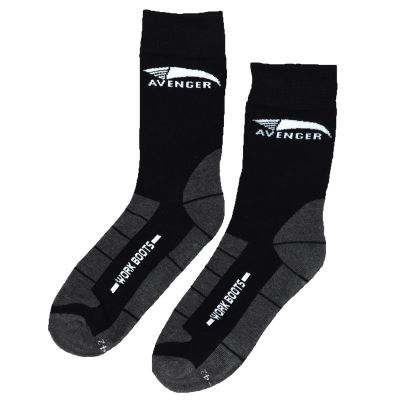 FSIA-MEN-SOCK-O-S image(0) - Avenger Work Boots Moisture Wicking Socks with COOLMAX&reg; Technology - Men's - OSFM