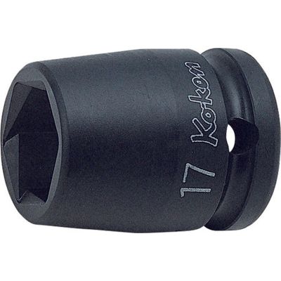 KKN14465M-22 image(0) - Ko-ken USA 14465M-22 1/2 Sq. Dr. Socket 22mm Pathfinder Length 38mm