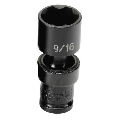 GRE918US image(0) - Grey Pneumatic 1/4" Surface Drive x 9/16" Standard Universal Socket