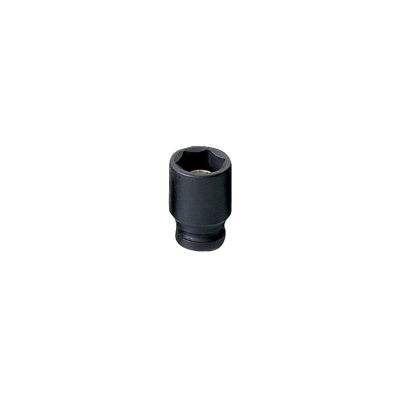 GRE914RG image(0) - Grey Pneumatic 1/4" Drive x 7/16" Magnetic Standard Socket