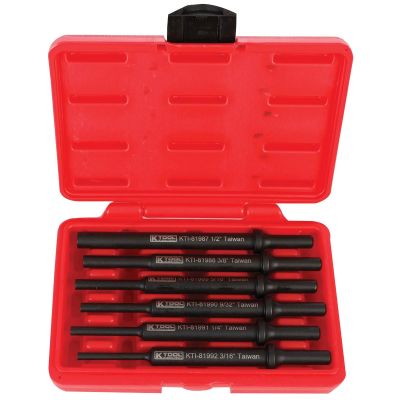 KTI81985 image(0) - K Tool International Air Hammer Drifts Set 6 Piece