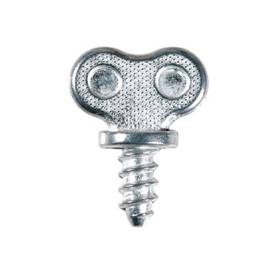 AVC15170 image(0) - AUVECO 15170 Thumb Head A/AB Point Dealer License Plate Screw, #14 Screw x 1/2 in L x 1-1/8 in OAL, Die Cast Zinc