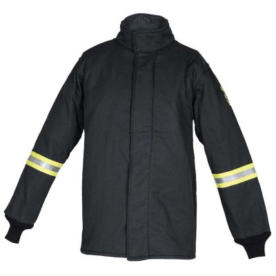 OBRTCG55-CT-L image(0) - OBERON Coat - Arc Flash - 55 Cal TCG - Color: Black - Size: Large