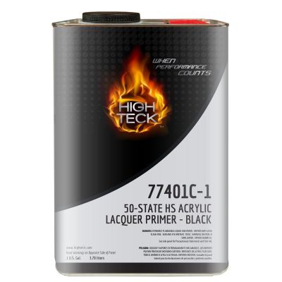 HIT77401C-1 image(0) - High Teck Products 77401C-1 50-State High Solids Acrylic Lacquer Primer-Black-GL
