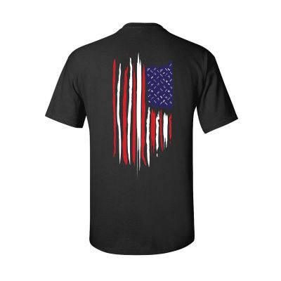 VIMAFSSBK-XXL image(0) - VIM Tools VIM AMERICAN FLAG STARS & STRIPES T SHIRT (BLACK) - XXL