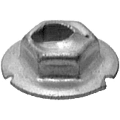 AVC2896 image(0) - AUVECO 2896 Hex Washer Thread Cutting Nut, 3/16 in Stud x 3/8 in Across Flats, Zinc