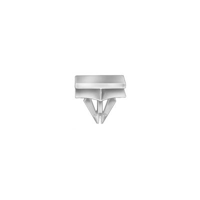 AVC20328 image(0) - AUVECO 20328 Rocker Panel Molding Clip, (9/16 x 13/16 in Top x 13/16 in Bottom) Head, Nylon, White