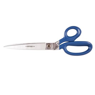 KLEG212LRBLU image(0) - Klein Tools Bent Trimmer w/Large Ring, Coated Handles, 12-Inch