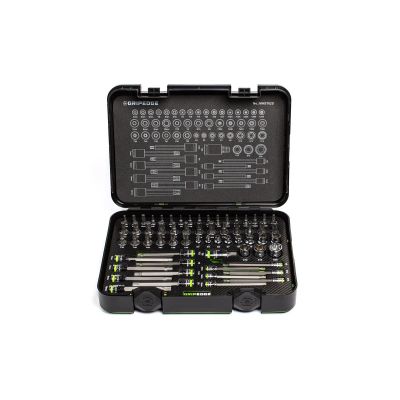 GETMHST62S image(0) - Grip Edge Tools 62-PC Master RPT Hex & Star Driver Set