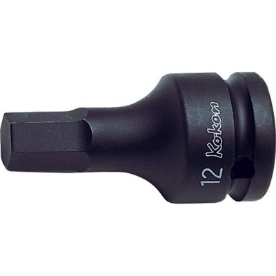 KKN14012M-60-12 image(0) - Ko-ken USA 14012M.60-12 1/2 Sq. Dr. Bit Socket 12mm Hex Length 60mm