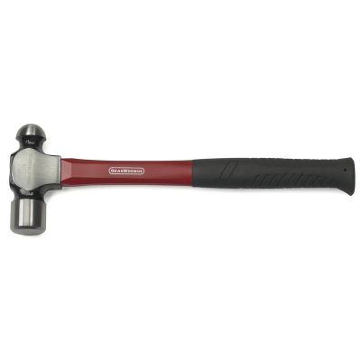 KDT82253 image(0) - GearWrench 32 Ounce Ball Pein Hammer with Fiberglass Handle