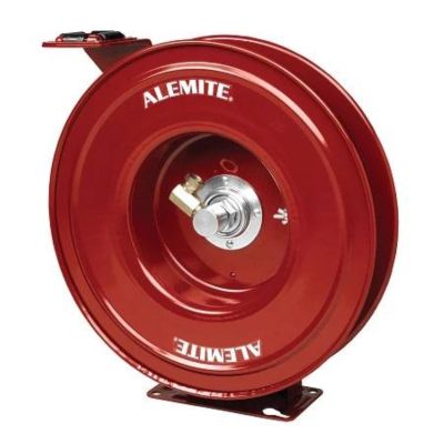 ALM7335-B image(0) - Alemite 7335-B Red Heavy-Duty Air/Oil/Water Hose Bare Reel