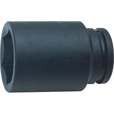 KKN17300M-80 image(0) - Ko-ken USA 17300M-80 1.1/2 Sq. Dr. Socket 80mm 6 point Length 165mm