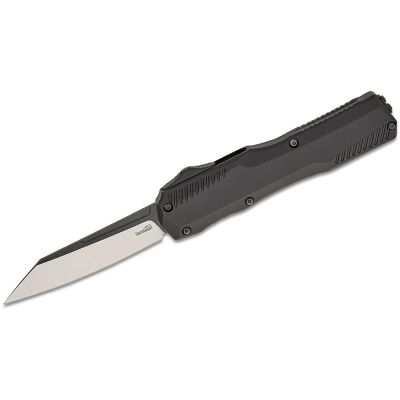 KER9000R image(0) - Kershaw Livewire Out-The-Front Automatic OTF internal Lock Reverse Tanto Blade EDC Folding Knife - Black - $1000 Min Vendor Direct Auto Knives Only. Cannot Ship to CA, CT, DE, MN. Contact Sales Rep.