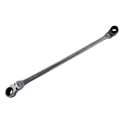 KTIXDRF91658 image(0) - K Tool International Wrench Double Box Ratcheting Reversible 9/16 Inch x 5/8 Inch Universal Spline 90 Tooth