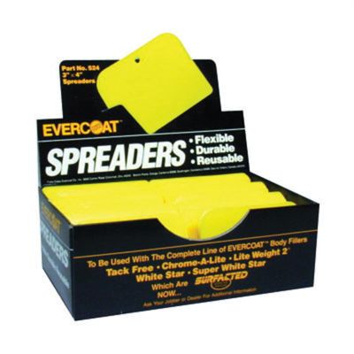FIB524 image(0) - Fibre glass Evercoat 100524 Spreader With Display Box, 3 x 4 in, Plastic